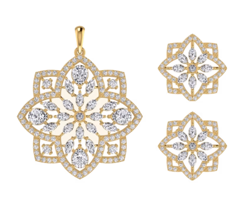 Bridal Mandala Pendant