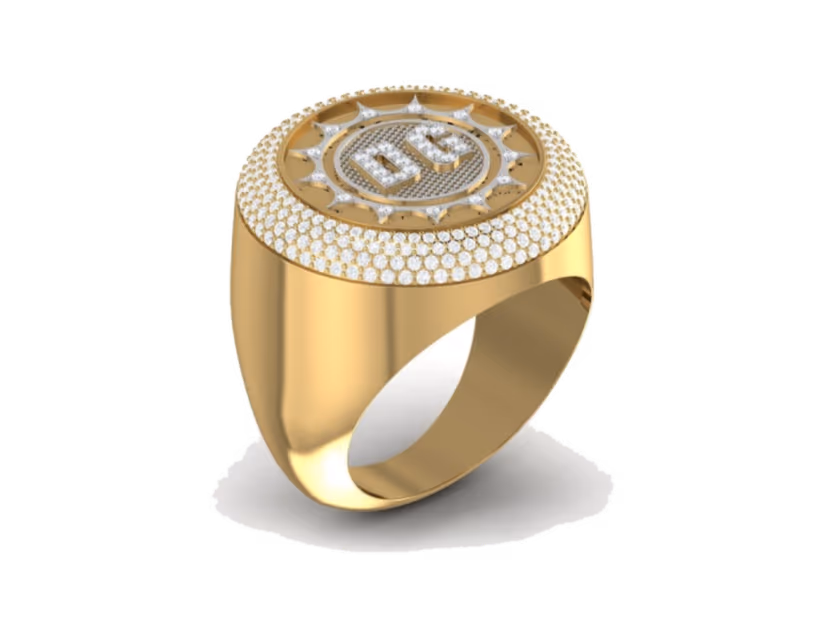 Raised Baguette Signet