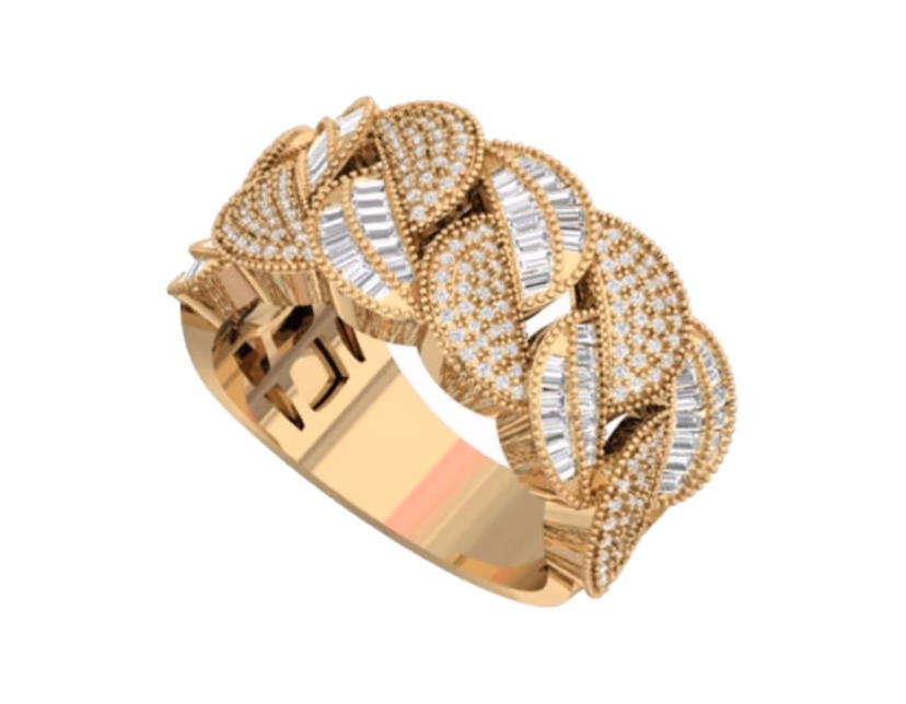 Cuban Link Iced Band