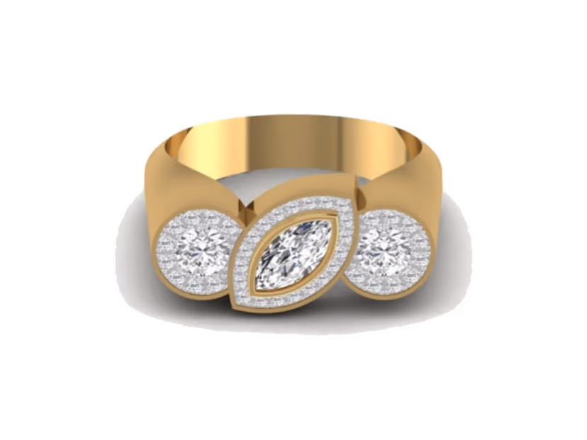Three-Stone Marquise Statement