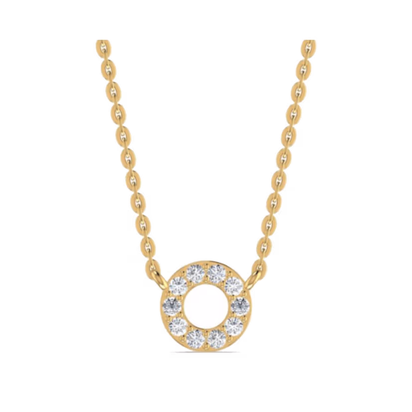 Round Bezel Pendant — Mini