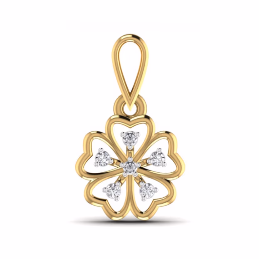 Tiny single-stone bezel pendant on a polished cable.