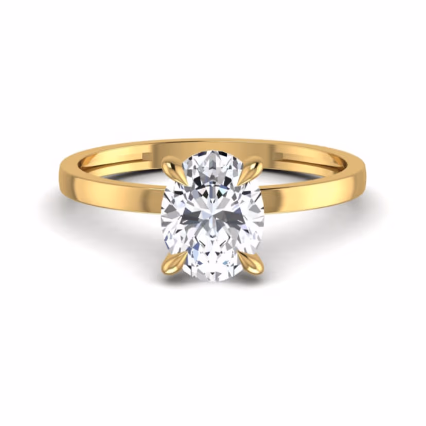 Pavé halo ring with split-shoulder gallery detail.