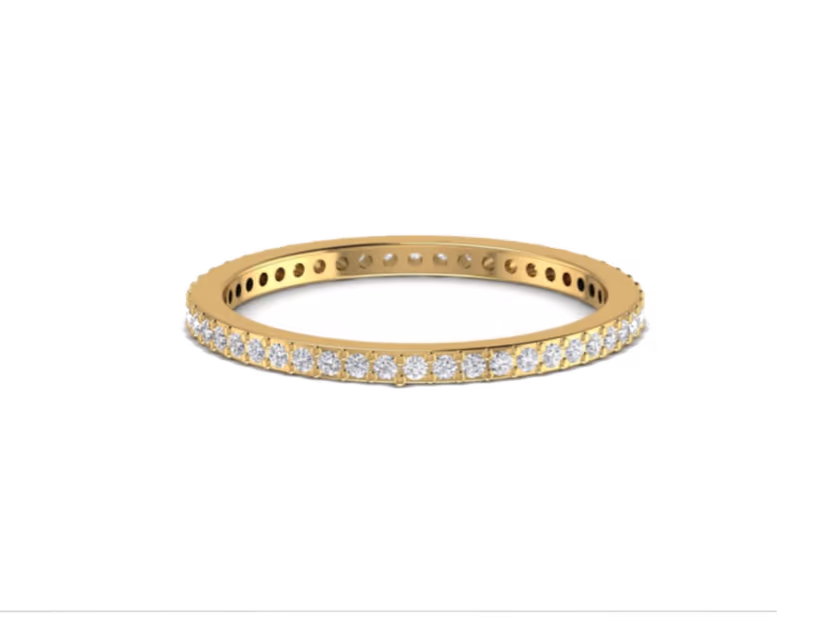Micro-Pavé Eternity Band
