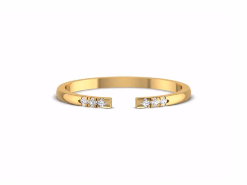 Delicate everyday stacking ring