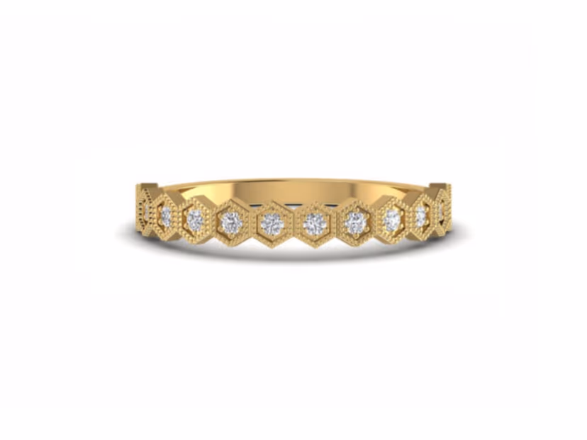 Sleek minimalist fine jewelry