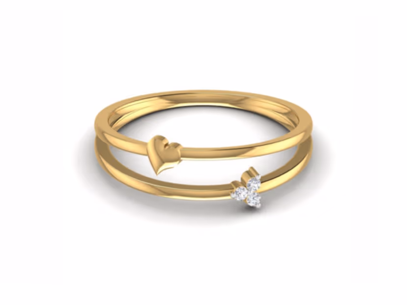 Contemporary solitaire elegance