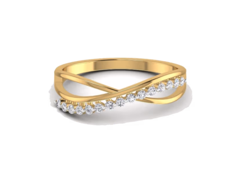 Twist Pavé Band