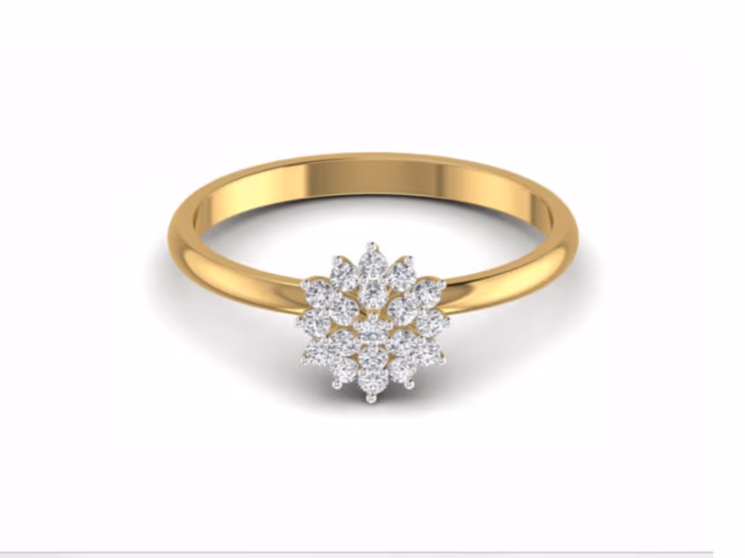 Substantial 1.89g band anchored by a 0.20ct diamond