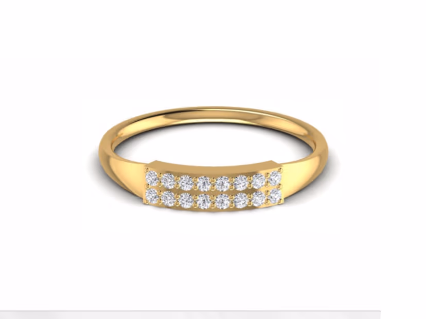 Elegant contemporary solitaire