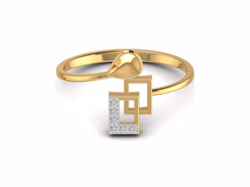 Slim 1.47g band with a delicate 0.04ct accent stone