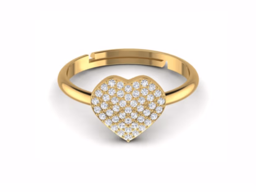 Graceful contemporary ring