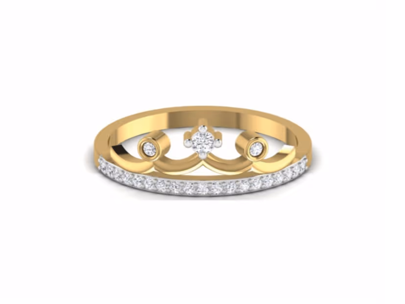 Modern fine jewelry ring