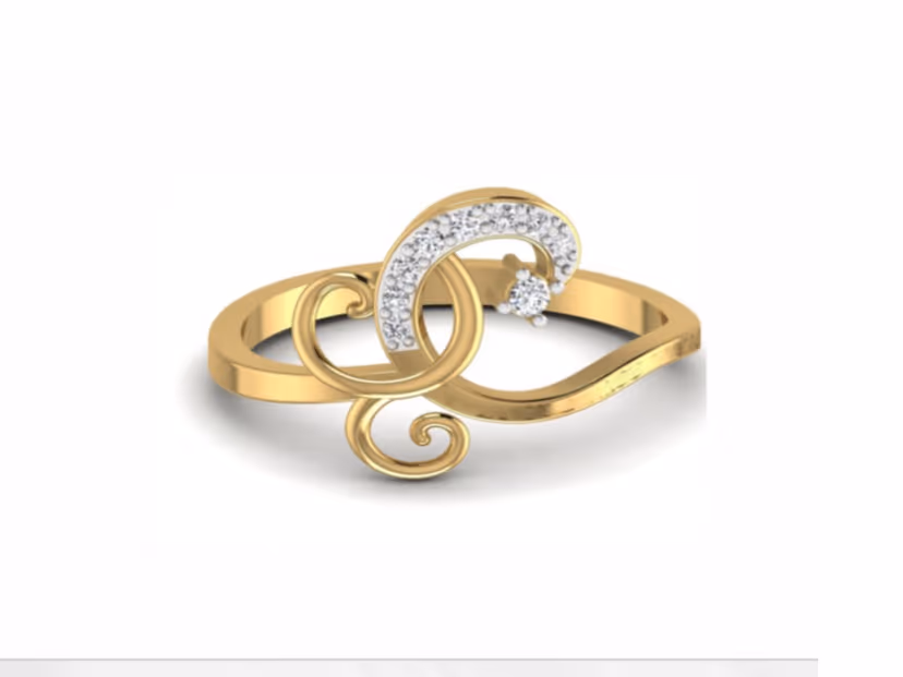 Elegant minimalist ring