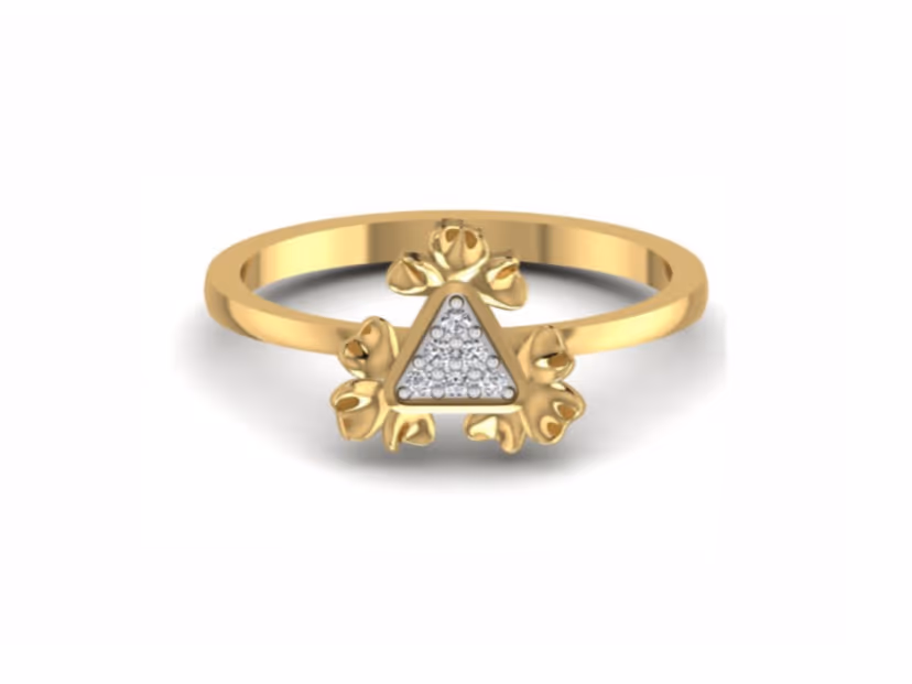 Minimalist accent ring