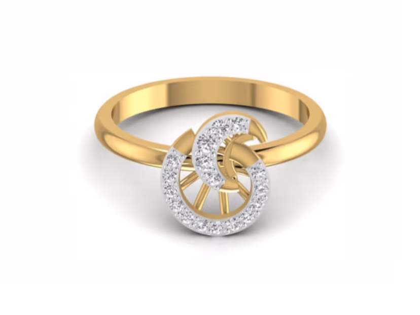 Refined solitaire band