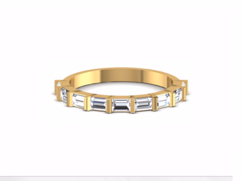 Contemporary solitaire statement