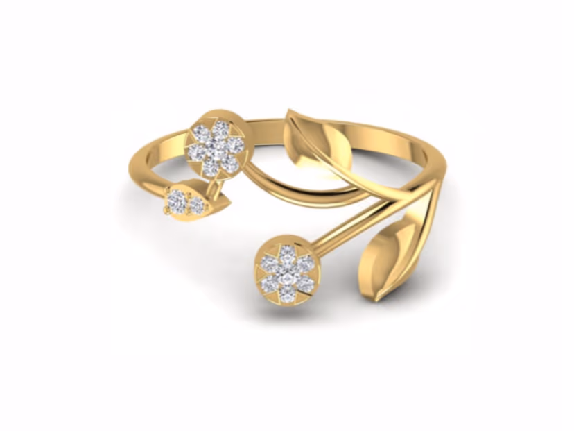 Contemporary refined ring