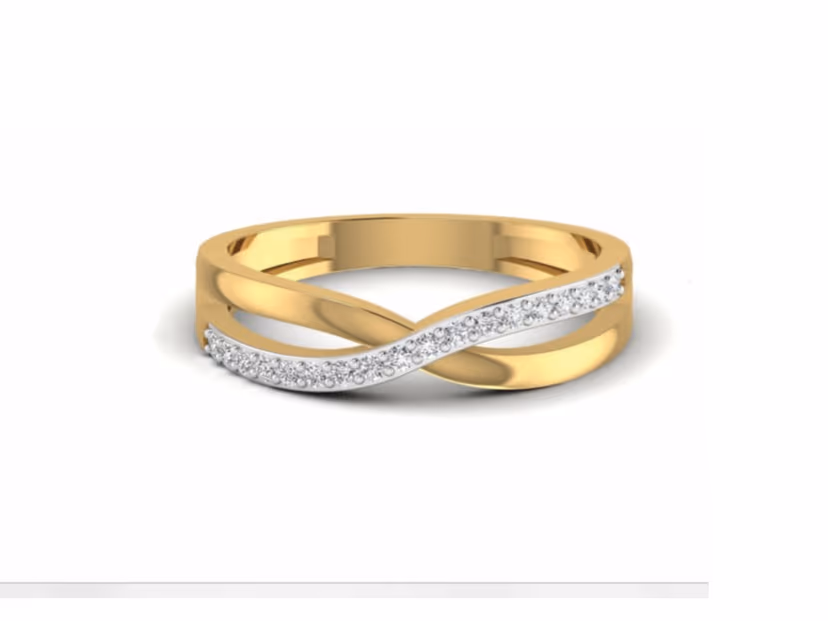 Sleek fine jewelry ring