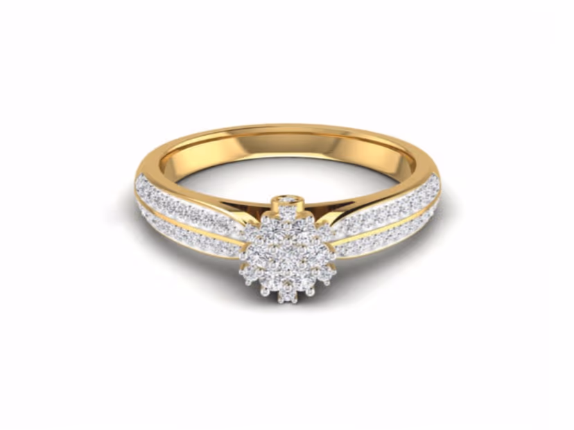 Minimalist statement ring