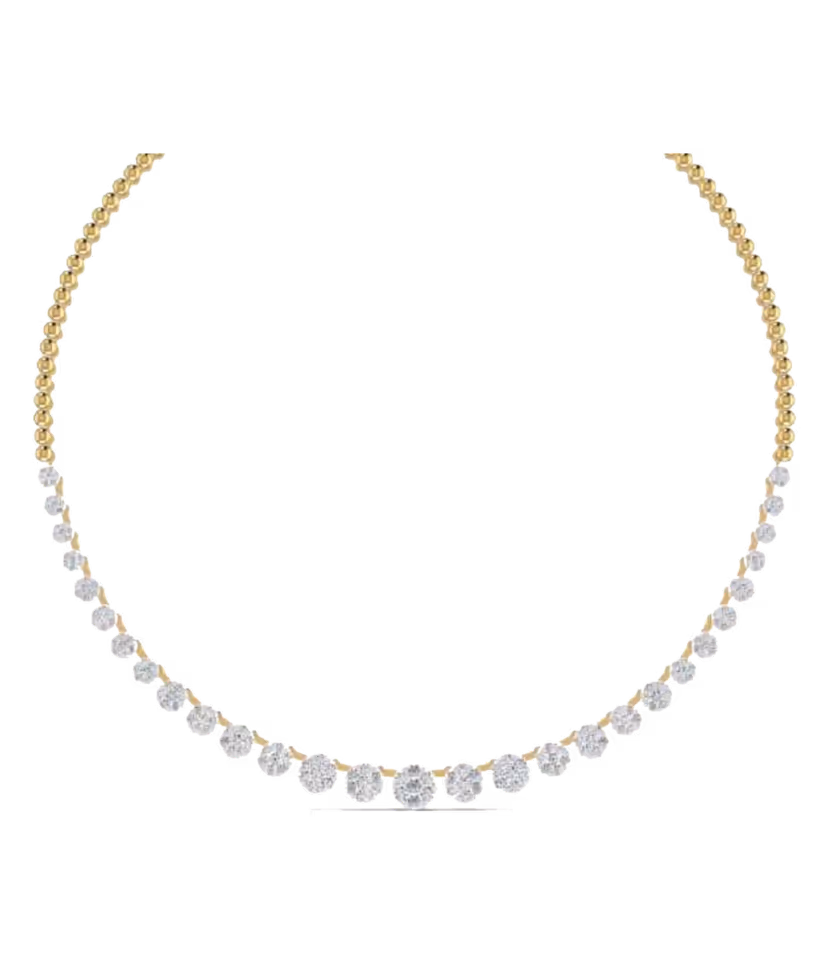 Graduated Pavé Tennis Chain