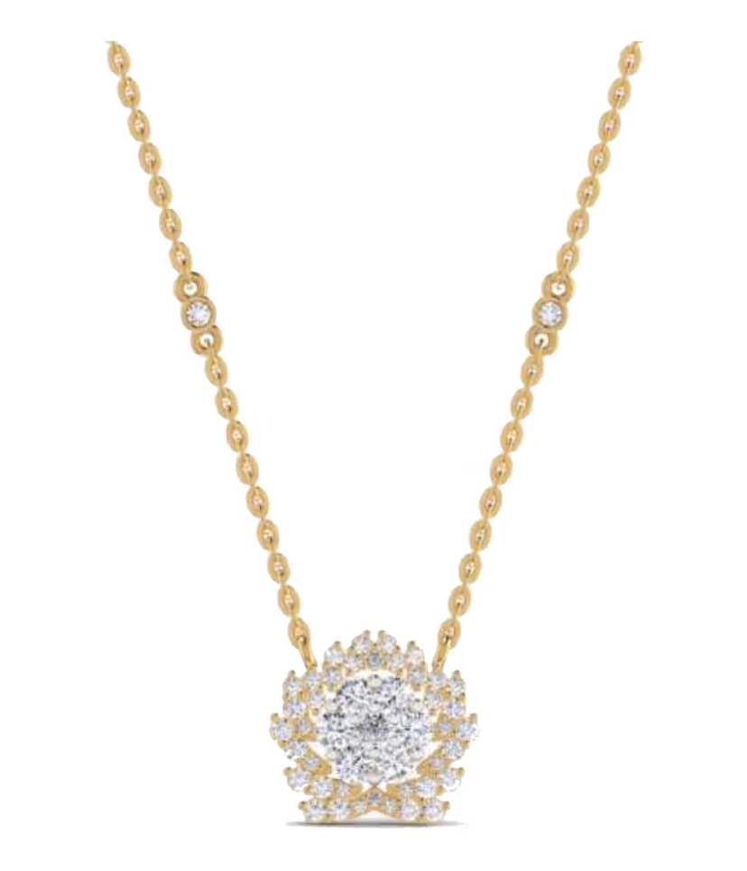Round Center Medallion Tennis
