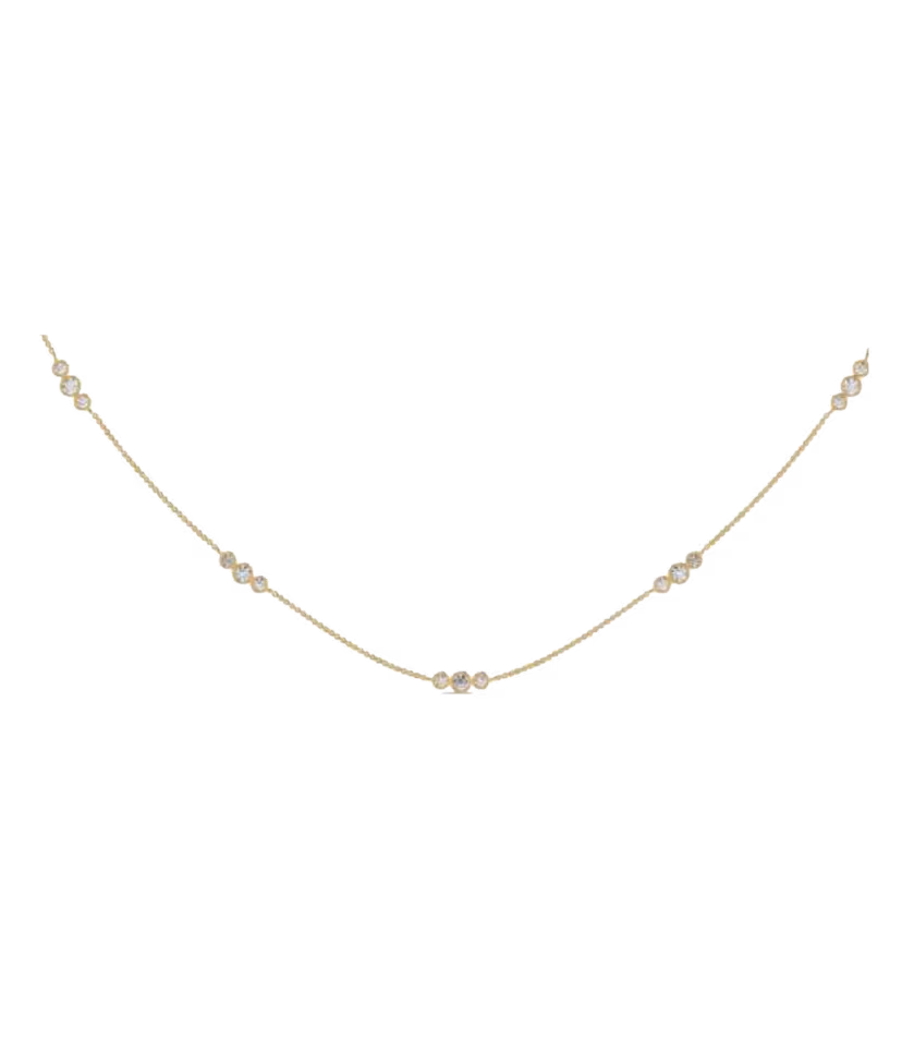 Slim Single-Row Tennis Chain