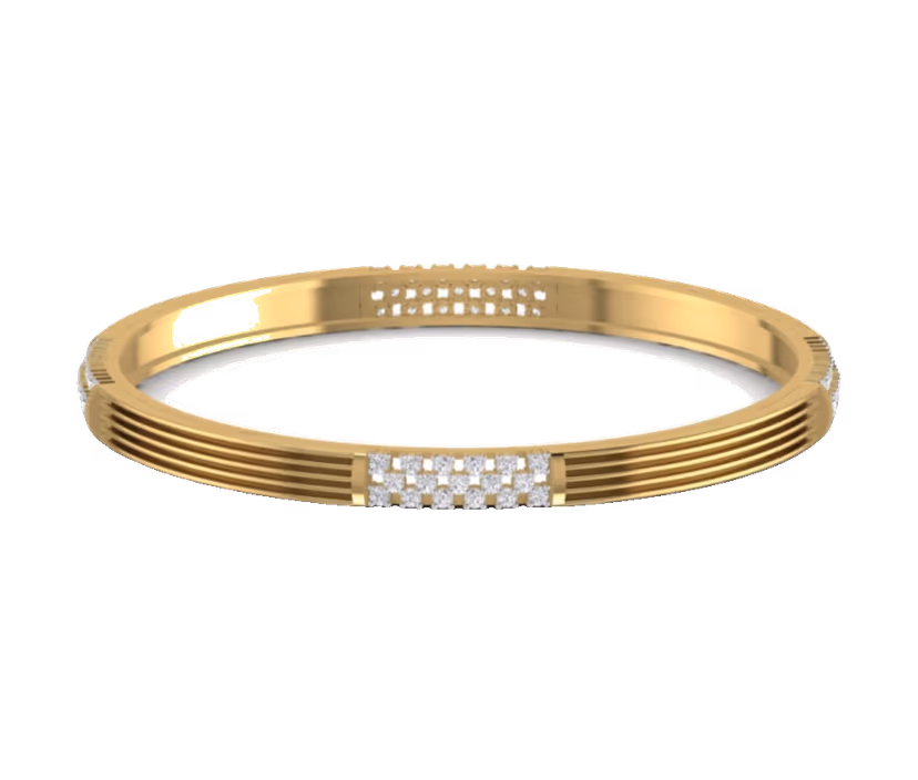 Channel-Set Mini Bangle