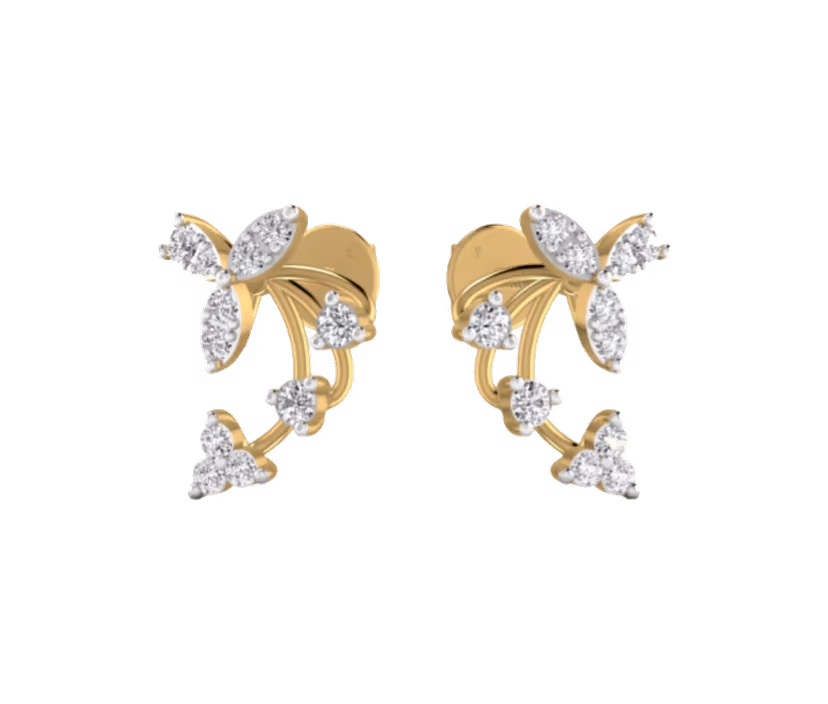 Bridal Twin-Spray Earrings
