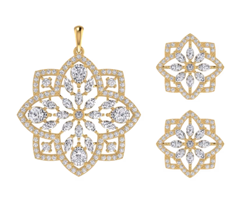 Bridal Mandala Pendant