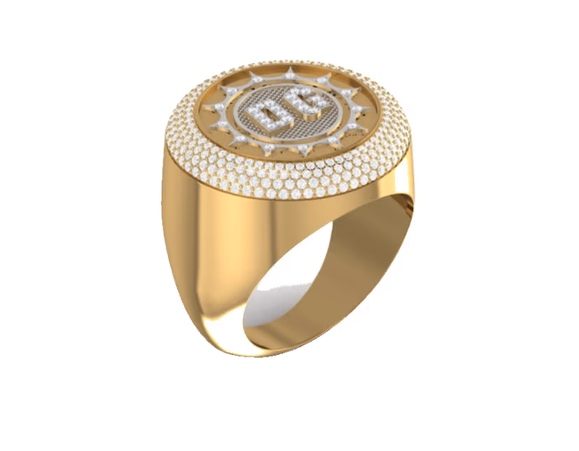 Raised Baguette Signet