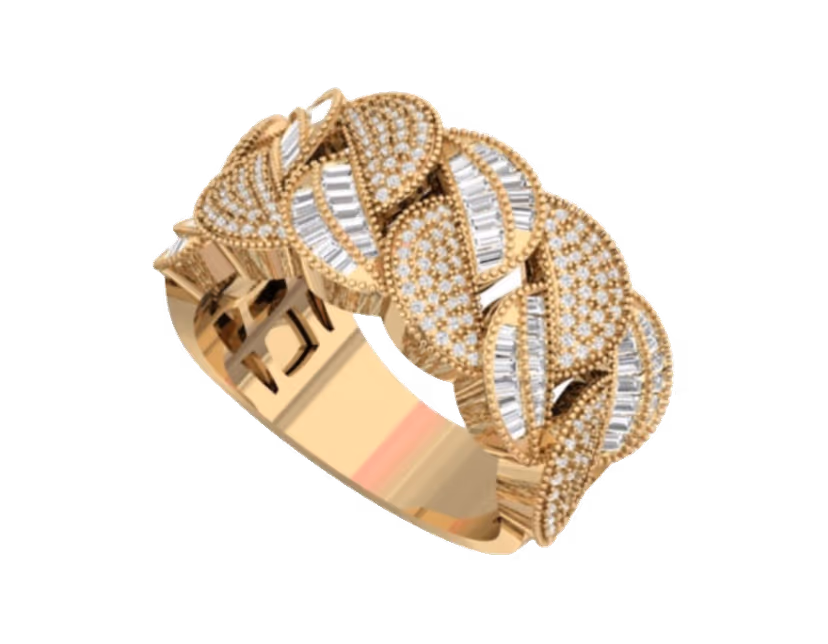 Cuban Link Iced Band