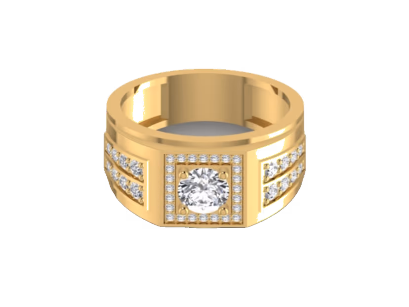 Full iced halo + pavé band, luxury crossover