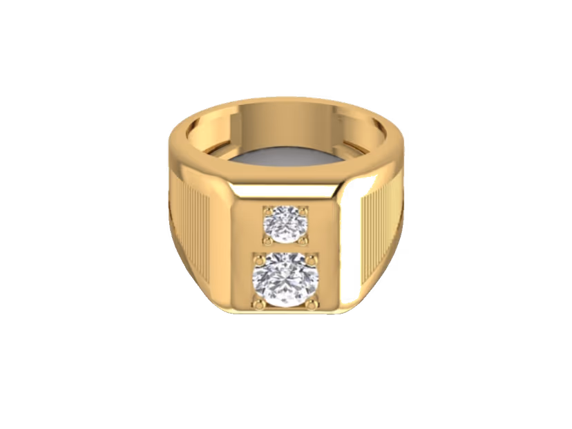 Vertical two-stone toi-et-moi, trending globally