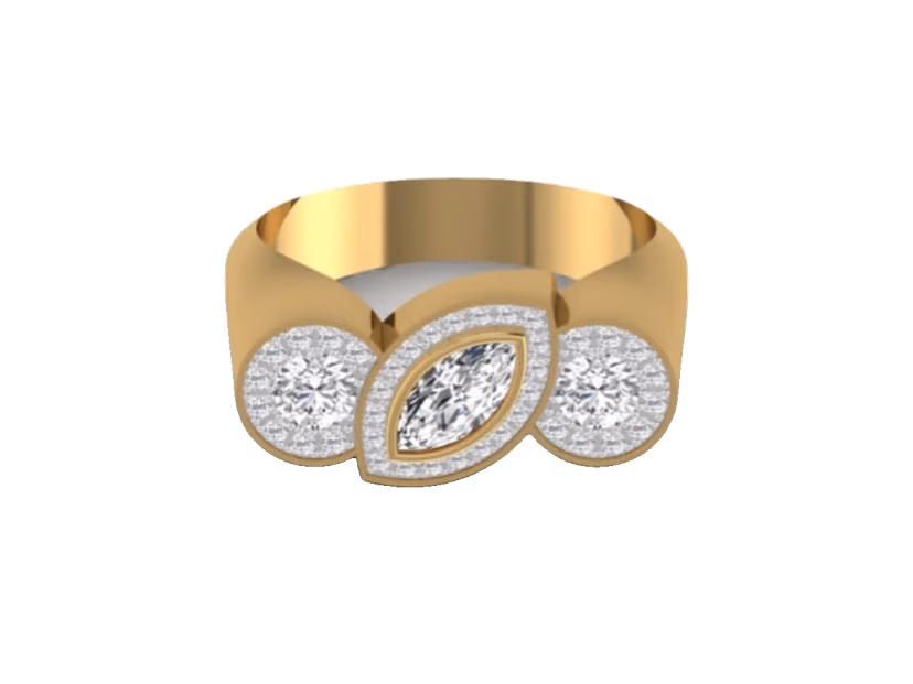 Three-Stone Marquise Statement