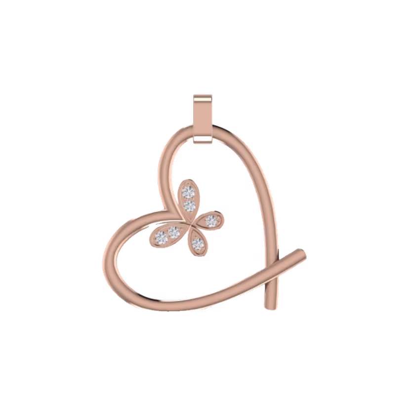 Open starburst pendant with bezel-set centre point.