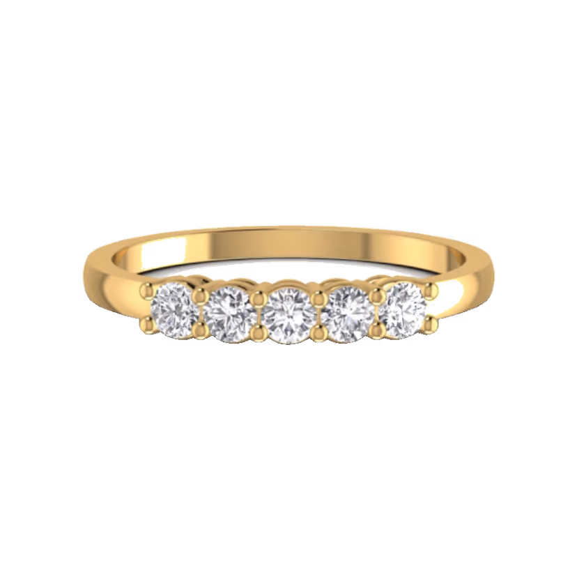 Marquise-centre ring with elongated prong setting.