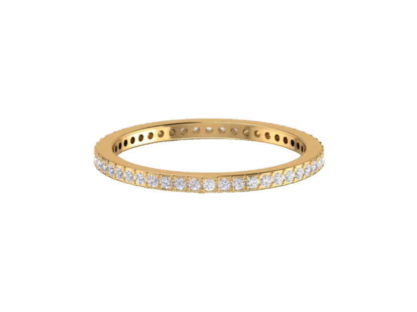 Micro-Pavé Eternity Band