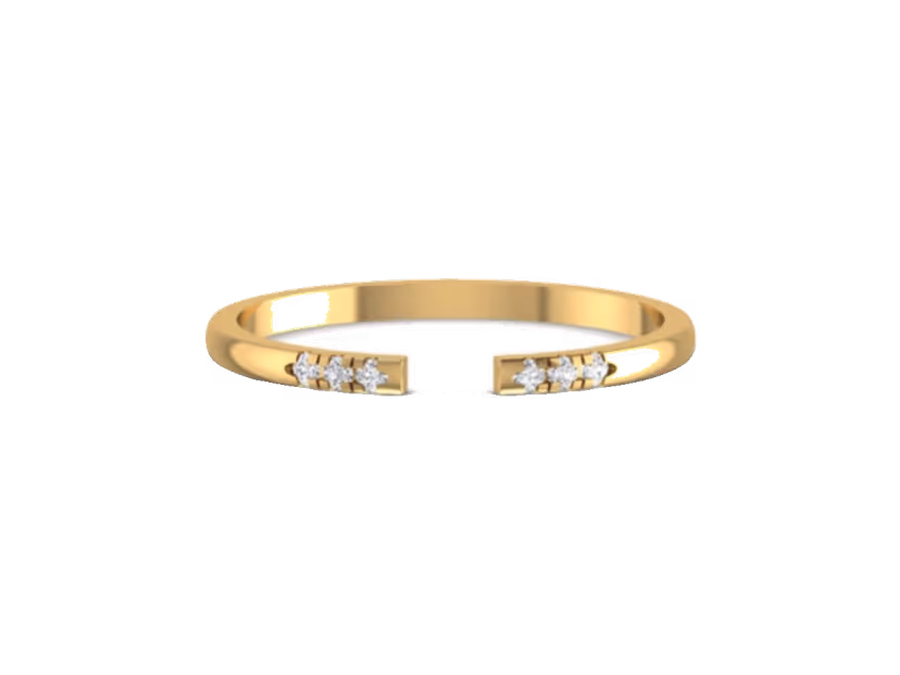 Delicate everyday stacking ring