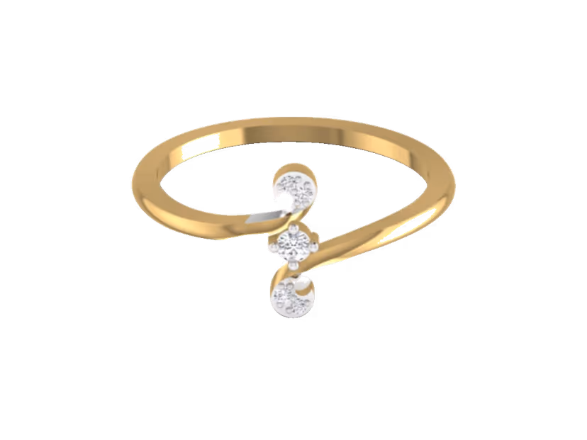 Dainty fine gold stacking band