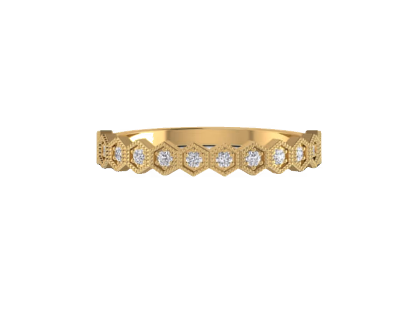 Sleek minimalist fine jewelry