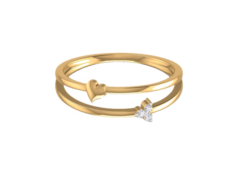 Contemporary solitaire elegance