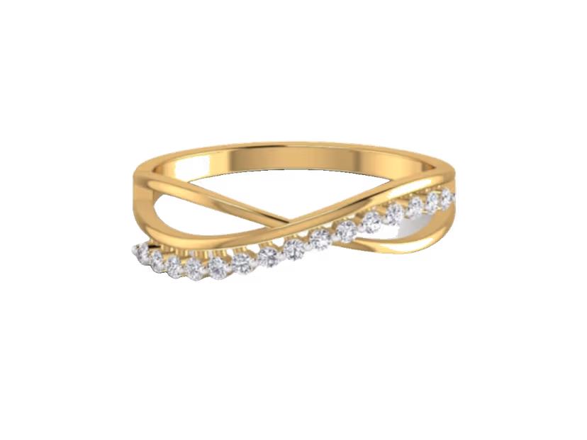 Twist Pavé Band
