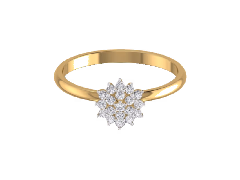 Substantial 1.89g band anchored by a 0.20ct diamond