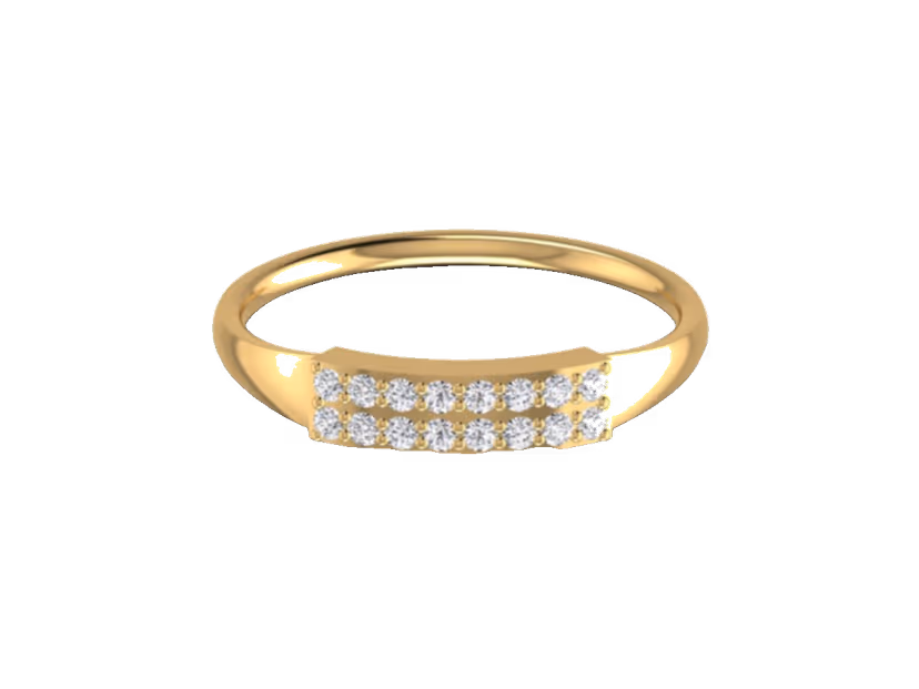 Elegant contemporary solitaire