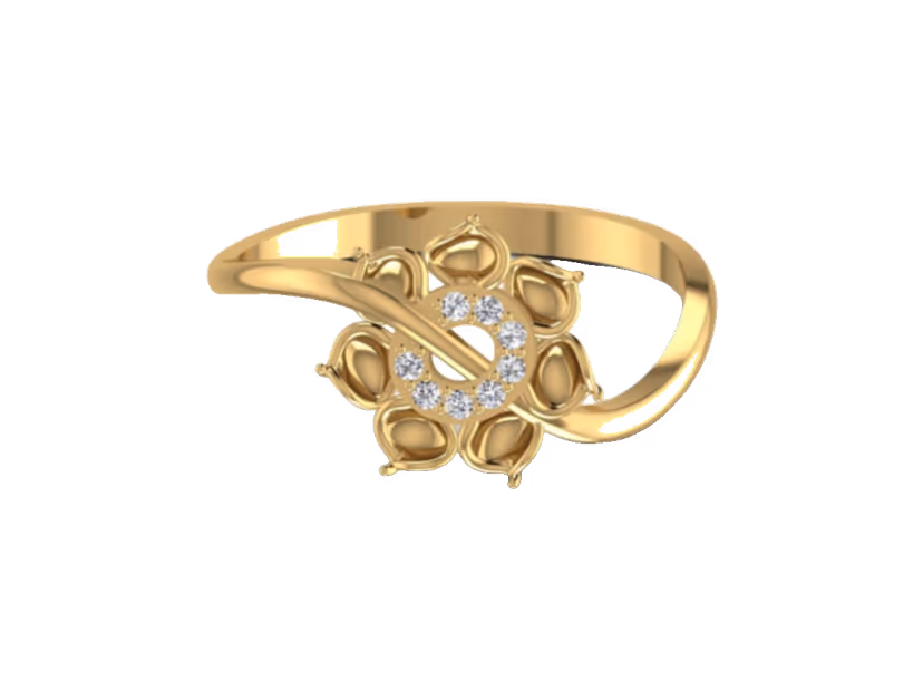 Substantial 1.84g band with an understated 0.05ct accent