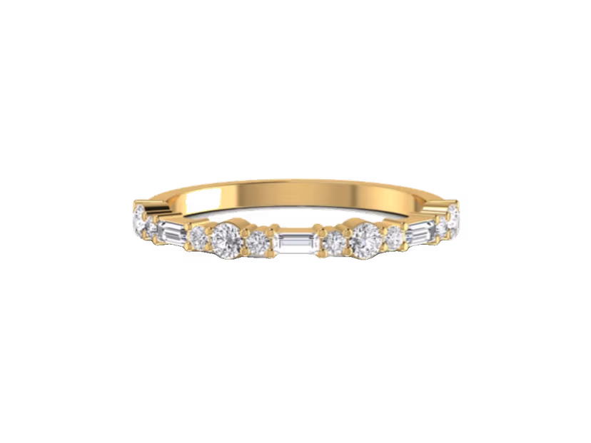 Baguette Half-Eternity
