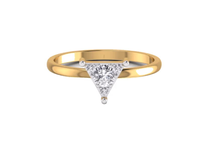 Everyday-weight 1.39g band with a subtle 0.04ct accent stone