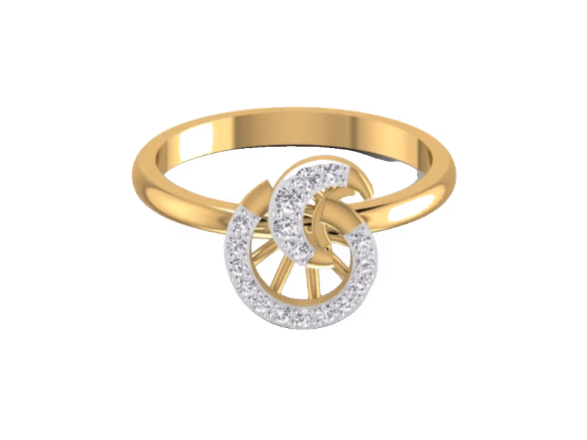 Refined solitaire band