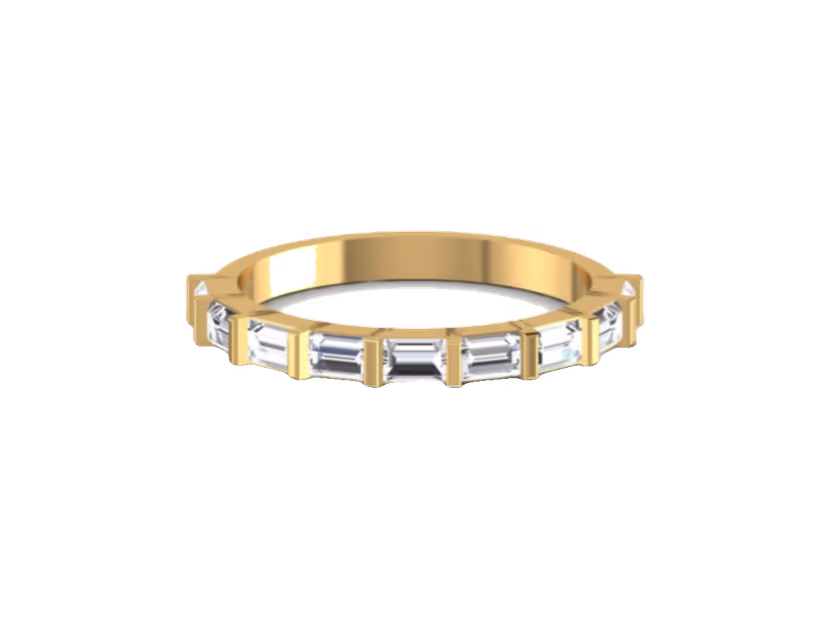 Contemporary solitaire statement